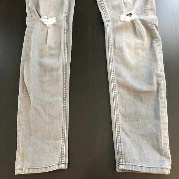 H&M Gray Distressed Skinny Jeans - Picture 6 of 6